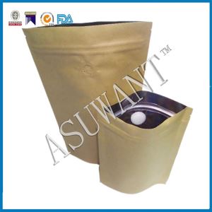 Bossa de cafè de paper Kraft de la vàlvula d'una via