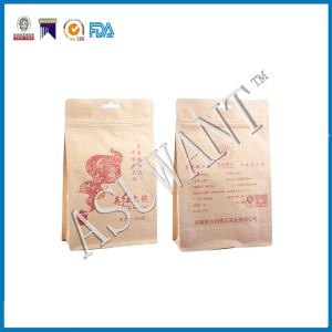 Bossa de Ziplock Gusset de fons pla