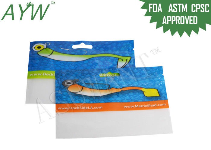 Bosses d’embalatge mini amb cremallera amb cremallera amb osques, bosses de paper resalables per a l’esquer / atac de pesca