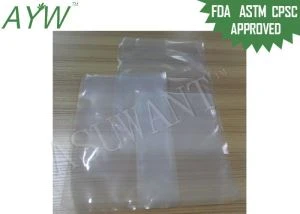 Tres bosses de buit de menjar segellat lateral flexibles per a marisc fresc emmagatzematge congelat