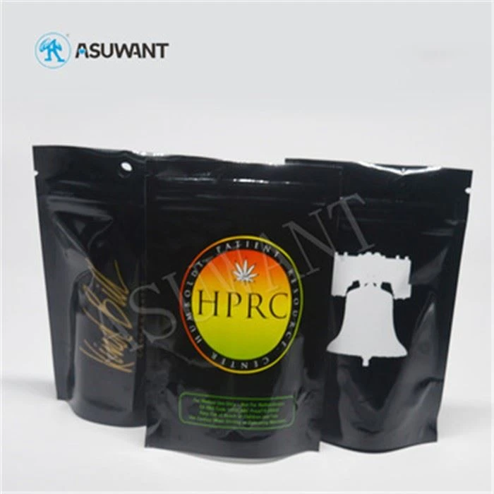 Black Ziplock Cookies Mylar Bags Free Sample