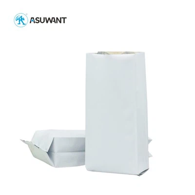 Resisteix a la humitat el paper blanc de cafè bosses de te de tancament fàcil sense cremallera